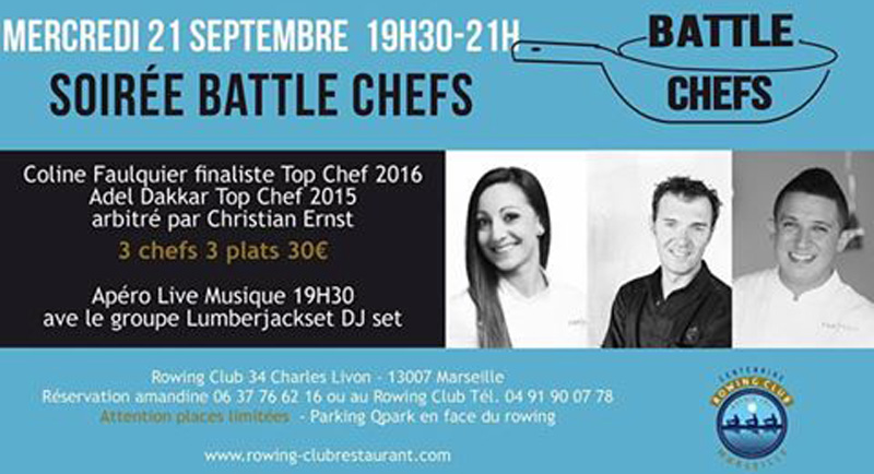 Adel Dakkar dans une battle de chefs