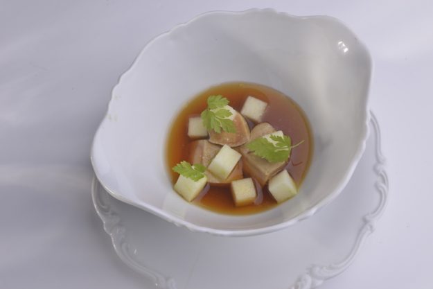 foie gras poché – copie foie chaud poche aux pommes
